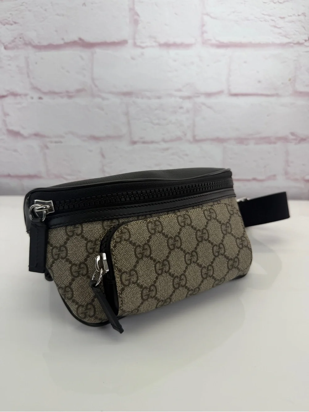 Authentic Gucci Eden Supreme Fanny Waist Khaki Bag